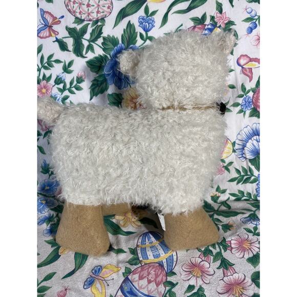 Creative Co-op Little Lamb Stuffed Animal Soft Room Decor Baby Shower Plush - Picture 2 of 8